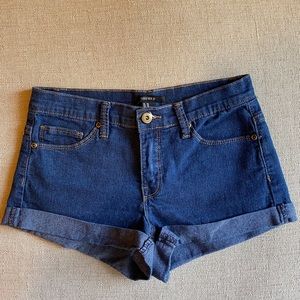 Dark Wash Short Denim Shorts
